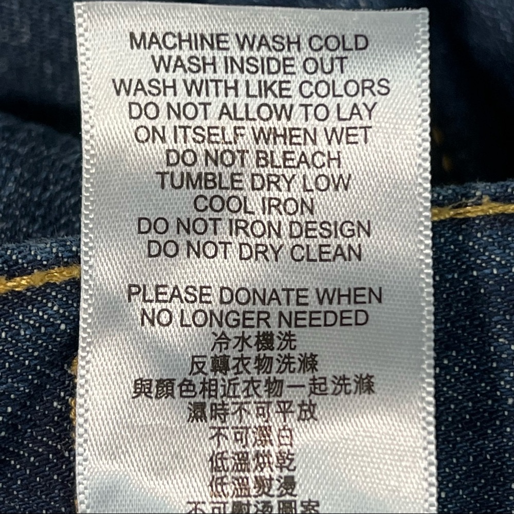 LEVIS 502 Regular Taper W25 L25 Distressed Jeans - Picture 8 of 10
